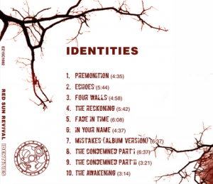 Identities album back